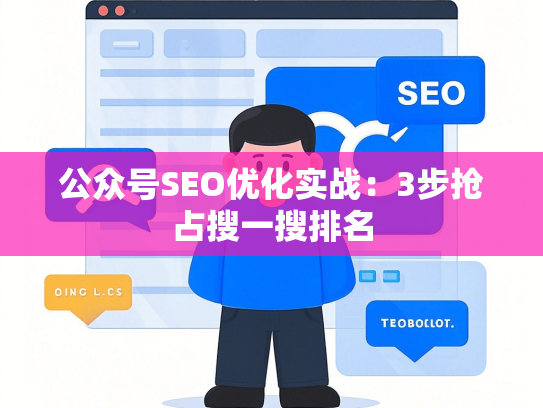 公众号SEO优化实战：3步抢占搜一搜排名