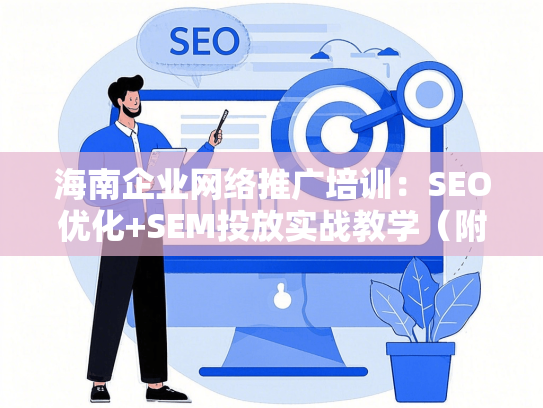 海南企业网络推广培训：SEO优化+SEM投放实战教学（附真实案例）