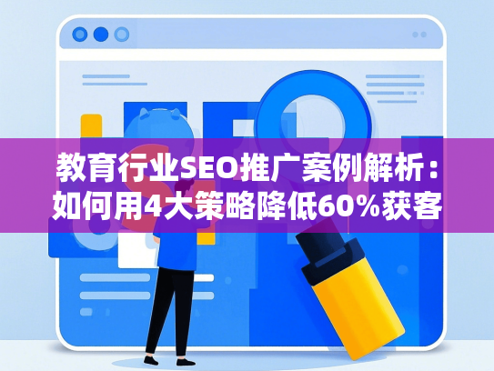 教育行业SEO推广案例解析：如何用4大策略降低60%获客成本