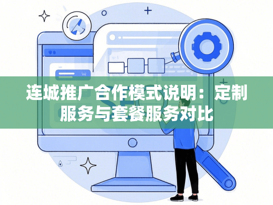 连城推广合作模式说明：定制服务与套餐服务对比