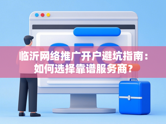 临沂网络推广开户避坑指南：如何选择靠谱服务商？