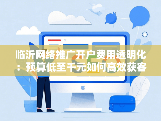 临沂网络推广开户费用透明化：预算低至千元如何高效获客？