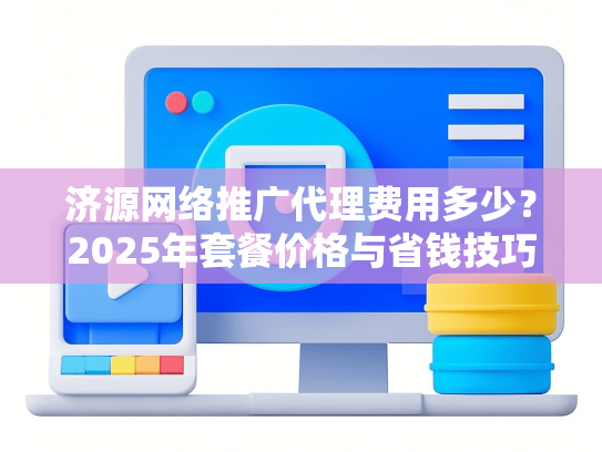济源网络推广代理费用多少？2025年套餐价格与省钱技巧