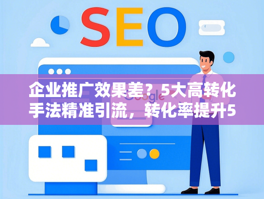 企业推广效果差？5大高转化手法精准引流，转化率提升50%