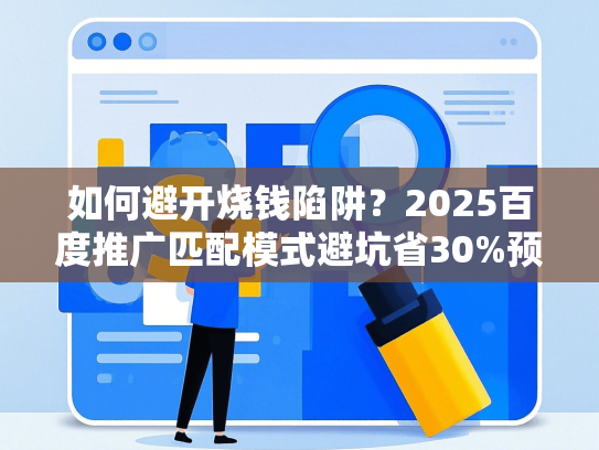 如何避开烧钱陷阱？2025百度推广匹配模式避坑省30%预算