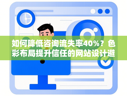 如何降低咨询流失率40%？色彩布局提升信任的网站设计避坑指南