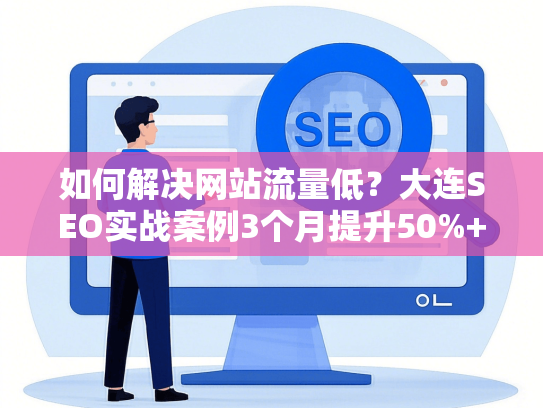 如何解决网站流量低？大连SEO实战案例3个月提升50%+省30%成本-第1张图片