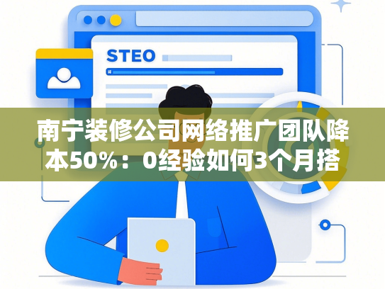 南宁装修公司网络推广团队降本50%：0经验如何3个月搭建高效体系？