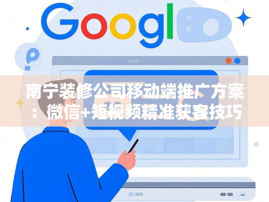 南宁装修公司移动端推广方案：微信+短视频精准获客技巧