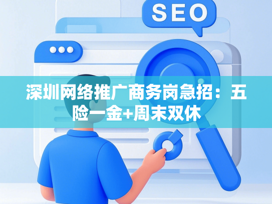深圳网络推广商务岗急招：五险一金+周末双休