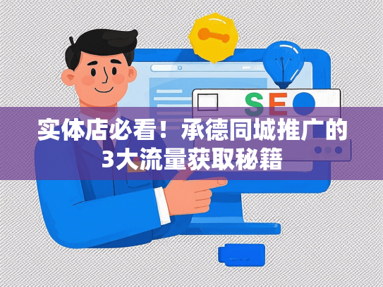 实体店必看！承德同城推广的3大流量获取秘籍
