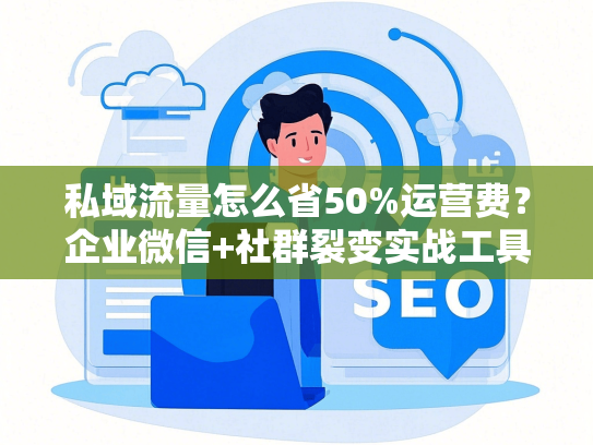 私域流量怎么省50%运营费？企业微信+社群裂变实战工具包