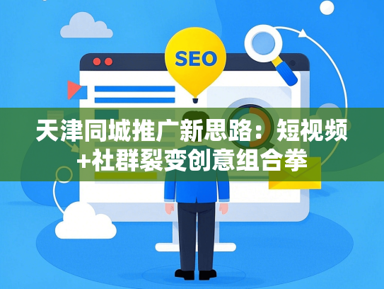 天津同城推广新思路：短视频+社群裂变创意组合拳