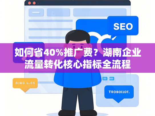 如何省40%推广费？湖南企业流量转化核心指标全流程