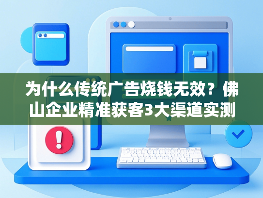 为什么传统广告烧钱无效？佛山企业精准获客3大渠道实测省65%预算