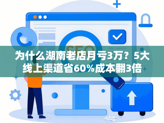 为什么湖南老店月亏3万？5大线上渠道省60%成本翻3倍
