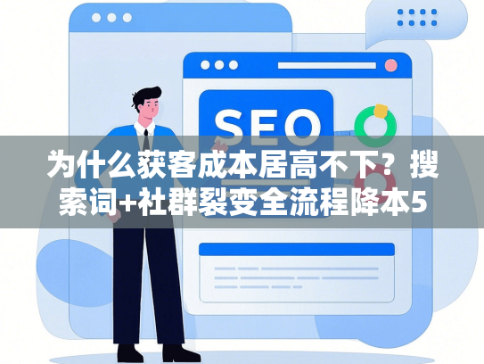 为什么获客成本居高不下？搜索词+社群裂变全流程降本50%