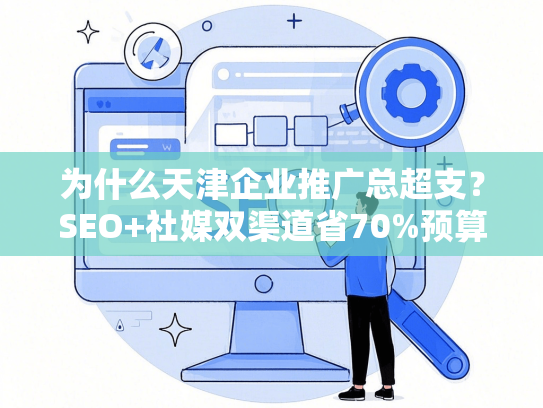 为什么天津企业推广总超支？SEO+社媒双渠道省70%预算
