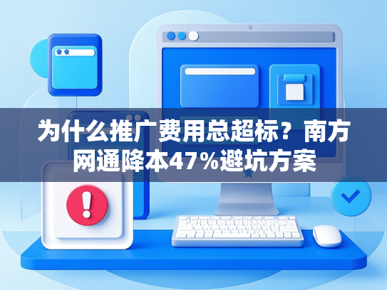 为什么推广费用总超标？南方网通降本47%避坑方案
