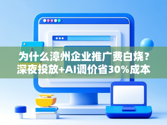 为什么漳州企业推广费白烧？深夜投放+AI调价省30%成本