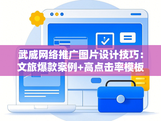 武威网络推广图片设计技巧：文旅爆款案例+高点击率模板