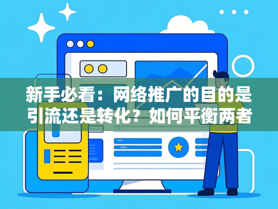 新手必看：网络推广的目的是引流还是转化？如何平衡两者关系-第1张图片