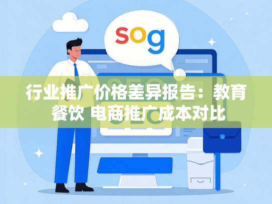行业推广价格差异报告：教育 餐饮 电商推广成本对比