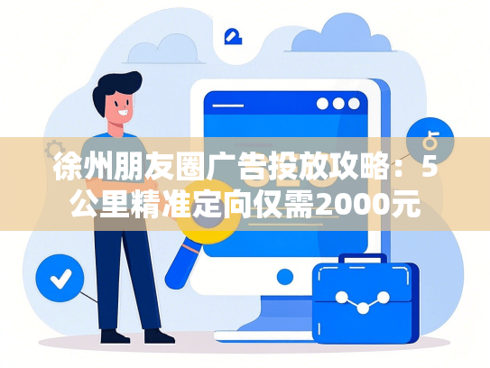 徐州朋友圈广告投放攻略：5公里精准定向仅需2000元
