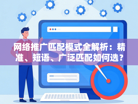 网络推广匹配模式全解析：精准、短语、广泛匹配如何选？