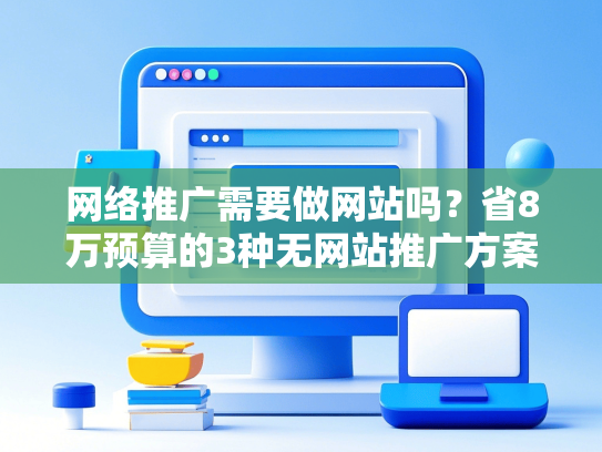 网络推广需要做网站吗？省8万预算的3种无网站推广方案