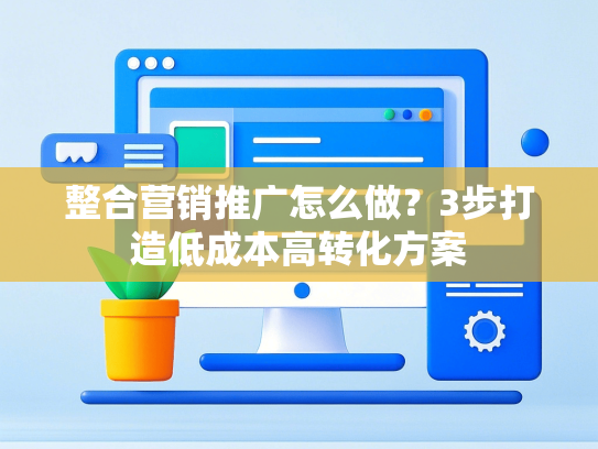 整合营销推广怎么做？3步打造低成本高转化方案