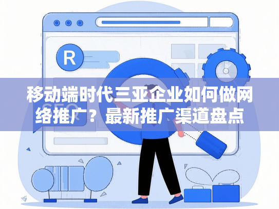 移动端时代三亚企业如何做网络推广？最新推广渠道盘点