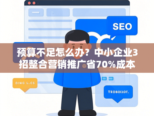 预算不足怎么办？中小企业3招整合营销推广省70%成本-第1张图片
