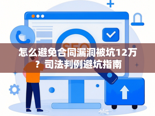 怎么避免合同漏洞被坑12万？司法判例避坑指南