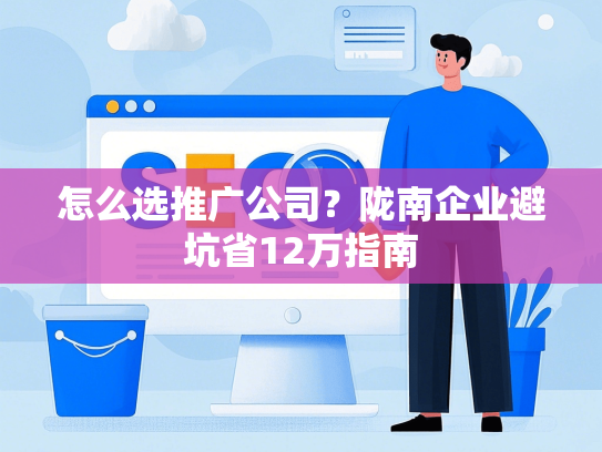 怎么选推广公司？陇南企业避坑省12万指南