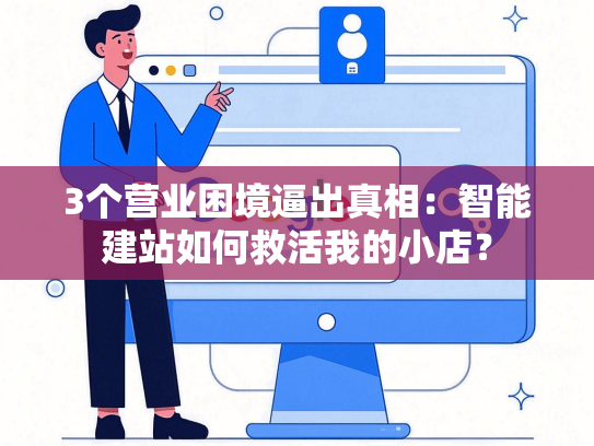 3个营业困境逼出真相：智能建站如何救活我的小店？