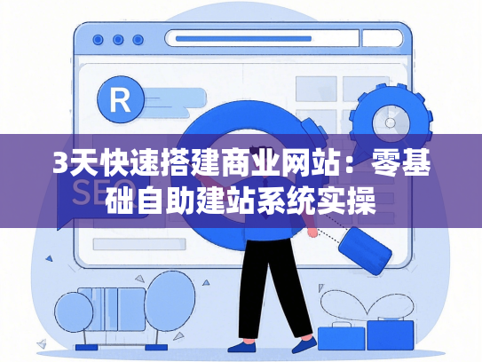 3天快速搭建商业网站：零基础自助建站系统实操