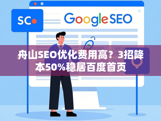 舟山SEO优化费用高？3招降本50%稳居百度首页