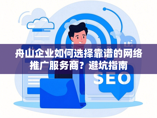 舟山企业如何选择靠谱的网络推广服务商？避坑指南