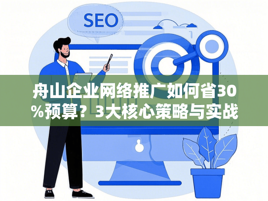 舟山企业网络推广如何省30%预算？3大核心策略与实战步骤解析