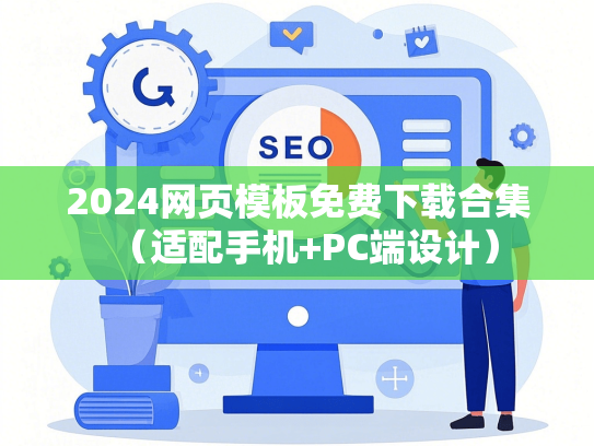 2024网页模板免费下载合集（适配手机+PC端设计）