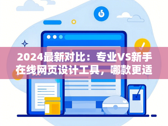 2024最新对比：专业VS新手在线网页设计工具，哪款更适合你？