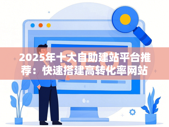 2025年十大自助建站平台推荐：快速搭建高转化率网站-第1张图片