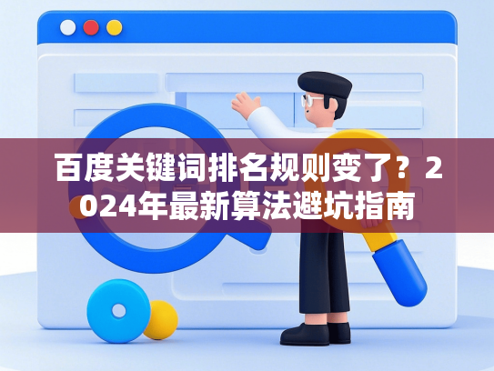 百度关键词排名规则变了？2024年最新算法避坑指南