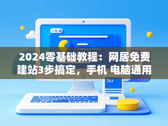 2024零基础教程：网居免费建站3步搞定，手机 电脑通用