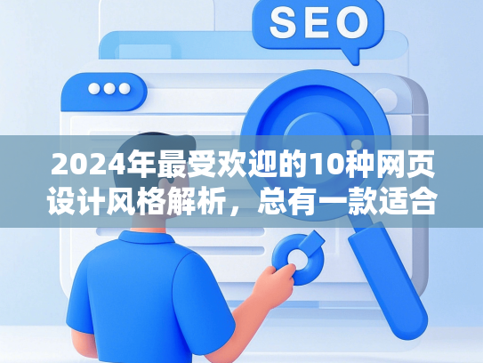 2024年最受欢迎的10种网页设计风格解析，总有一款适合你！