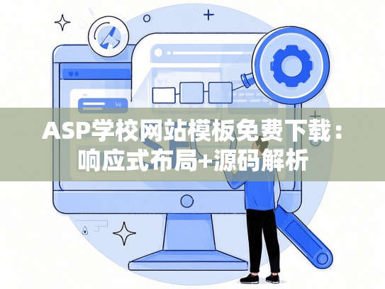 ASP学校网站模板免费下载：响应式布局+源码解析-第1张图片