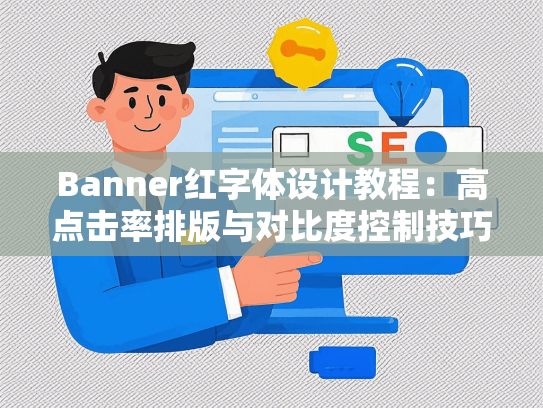 Banner红字体设计教程：高点击率排版与对比度控制技巧