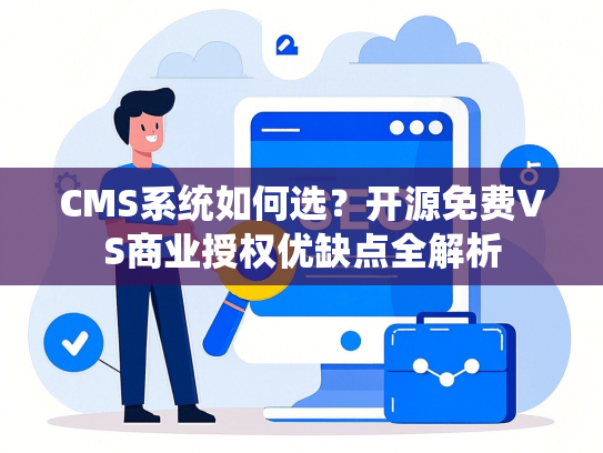 CMS系统如何选？开源免费VS商业授权优缺点全解析