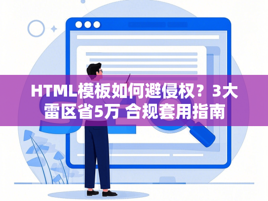 HTML模板如何避侵权？3大雷区省5万 合规套用指南